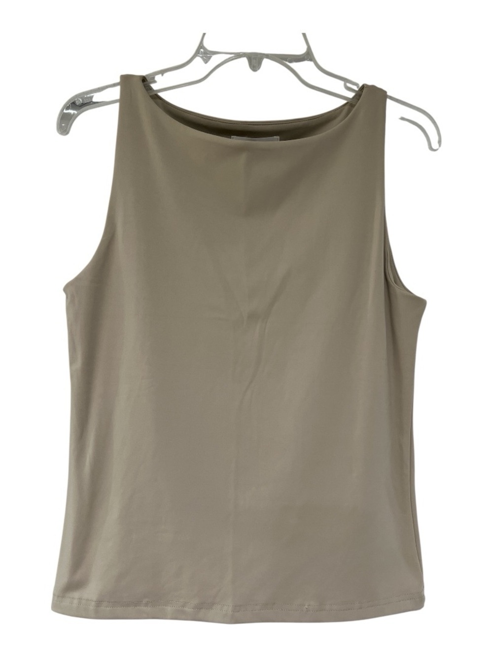 Wishlist Taupe double lined Crewneck Tank Top